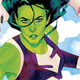 She-Hulk bursts out of a comic book page with a "Summons to Appear" in She-Hulk #6.